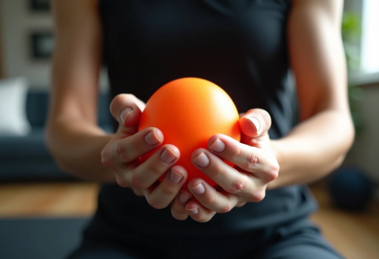 Balle De Préhension Renforcement Musculaire Main - 7 Niveaux De Résistance, Réduction Stress, Exercice Doigts